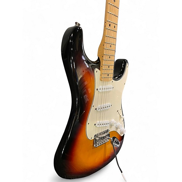 Used Fender Standard Stratocaster 3 Tone Sunburst Solid Body Electric Guitar