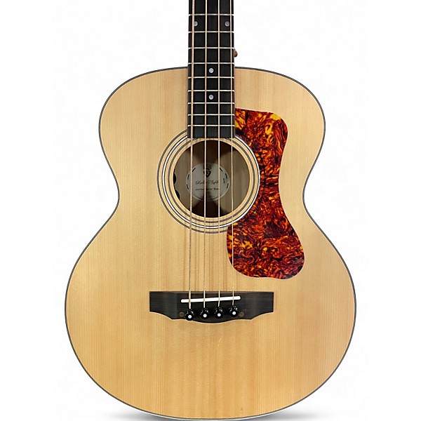 Used Guild Jumbo Junior Bass Natural Acoustic Bass Guitar