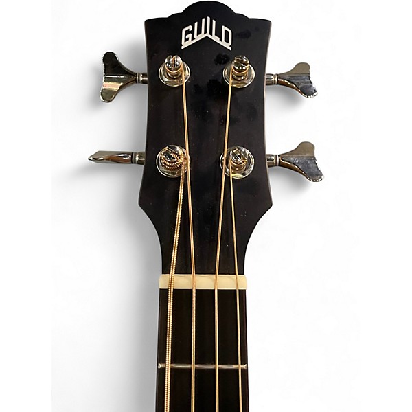 Used Guild Jumbo Junior Bass Natural Acoustic Bass Guitar