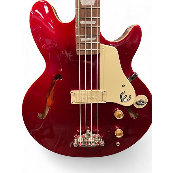 Used Epiphone Jack Casady Signature SPARKLING BURGUNDY Electric Bass Guitar