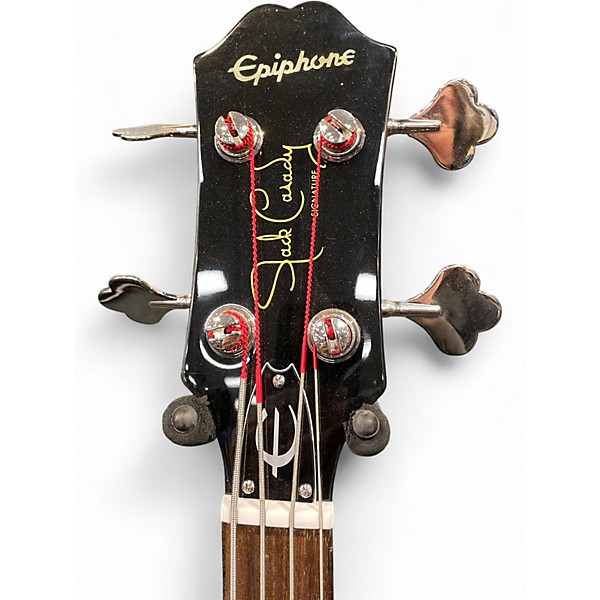 Used Epiphone Jack Casady Signature SPARKLING BURGUNDY Electric Bass Guitar