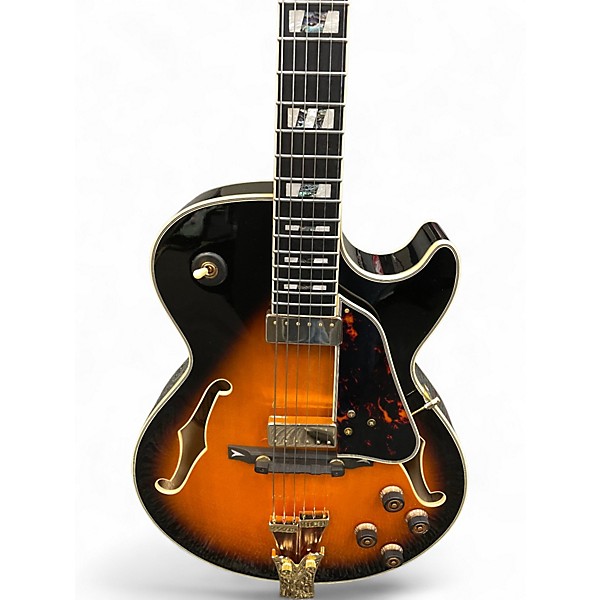 Used Ibanez GB10SE 3 Tone Sunburst Hollow Body Electric Guitar