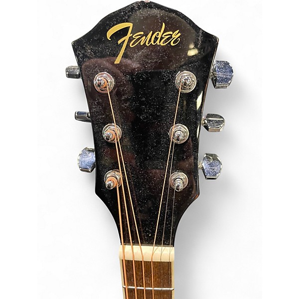 Used Fender FA135CE Concert Black Acoustic Electric Guitar