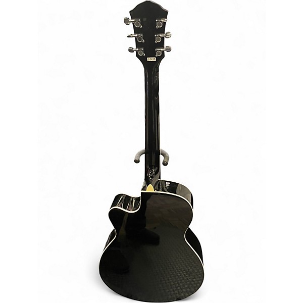 Used Fender FA135CE Concert Black Acoustic Electric Guitar