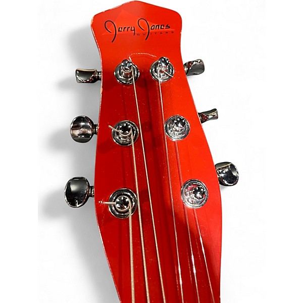Used 2007 Jerry Jones SINGLE CUT Fire Engine Red Solid Body Electric Guitar