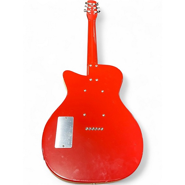 Used 2007 Jerry Jones SINGLE CUT Fire Engine Red Solid Body Electric Guitar