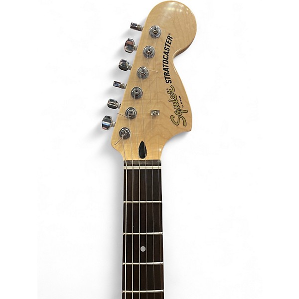 Used Squier SONIC STRATOCASTER Black Solid Body Electric Guitar