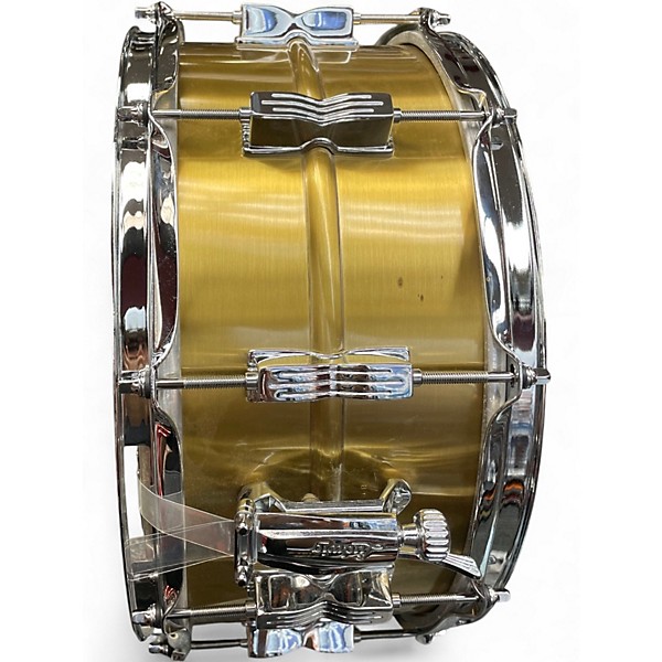 Used Ludwig 14X6.5 Acro Brass Brushed Brass Drum