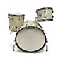 Vintage 1966 Ludwig 3 Piece Superclassic  White Marine Pearl Drum Kit thumbnail