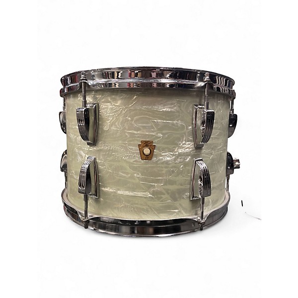 Vintage 1966 Ludwig 3 Piece Superclassic  White Marine Pearl Drum Kit