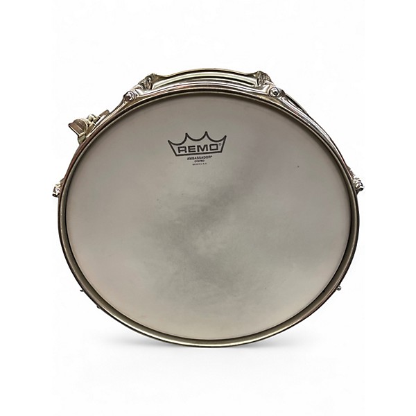 Vintage 1950s Ludwig 14X5.5 WFL Snare White Marine Pearl Drum