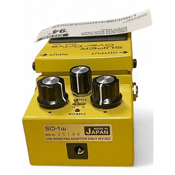 Used BOSS SD1W Super Overdrive Waza Craft Effect Pedal
