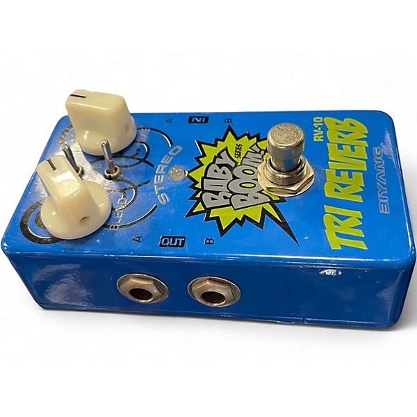 Used Biyang BABYBOOM RV10 TRI REVERB Effect Pedal