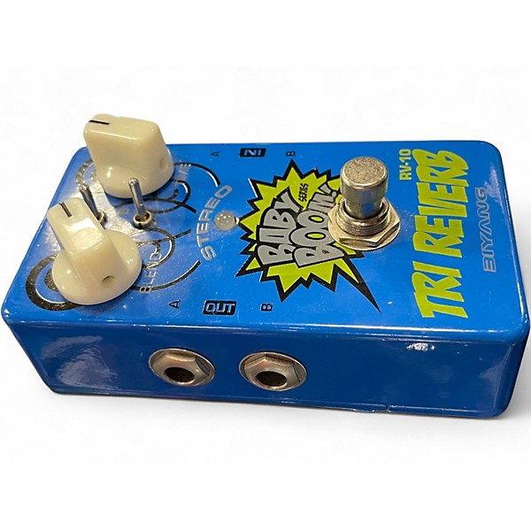 Used Biyang BABYBOOM RV10 TRI REVERB Effect Pedal