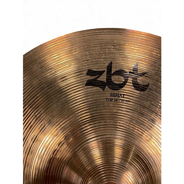 Used Zildjian 14in ZBT Rock Hi Hat Pair Cymbal