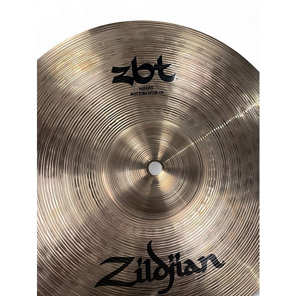 Used Zildjian 14in ZBT Rock Hi Hat Pair Cymbal