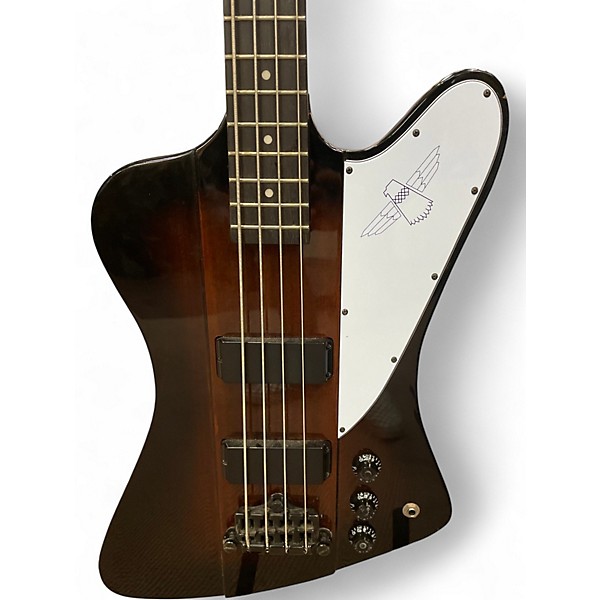 Used Epiphone thunderbird e1 Brown Sunburst Electric Bass Guitar