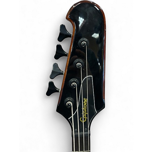 Used Epiphone thunderbird e1 Brown Sunburst Electric Bass Guitar