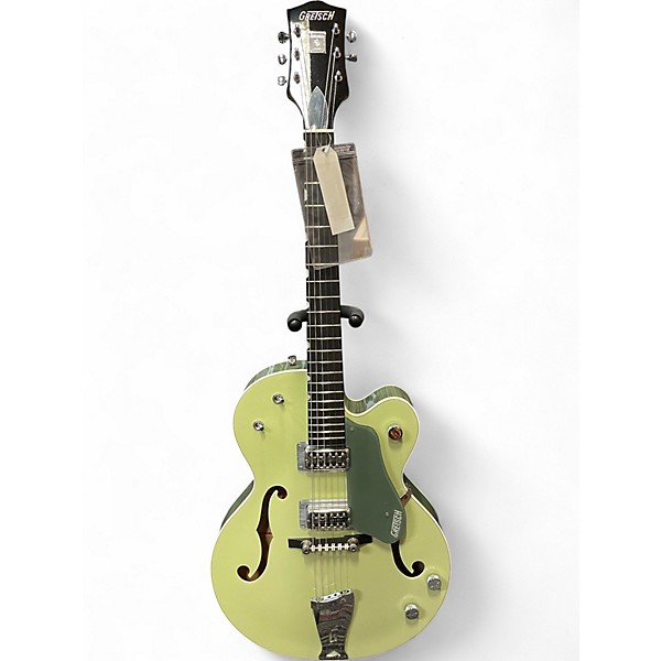 Used Gretsch Guitars G6118 Anniversary Jr Lime Hollow Body Electric Guitar