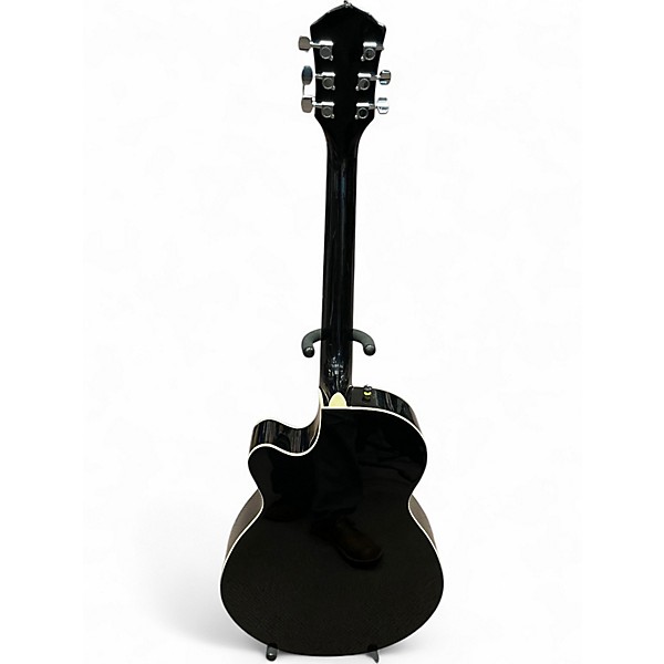 Used Fender FA135CE Concert Black Acoustic Electric Guitar