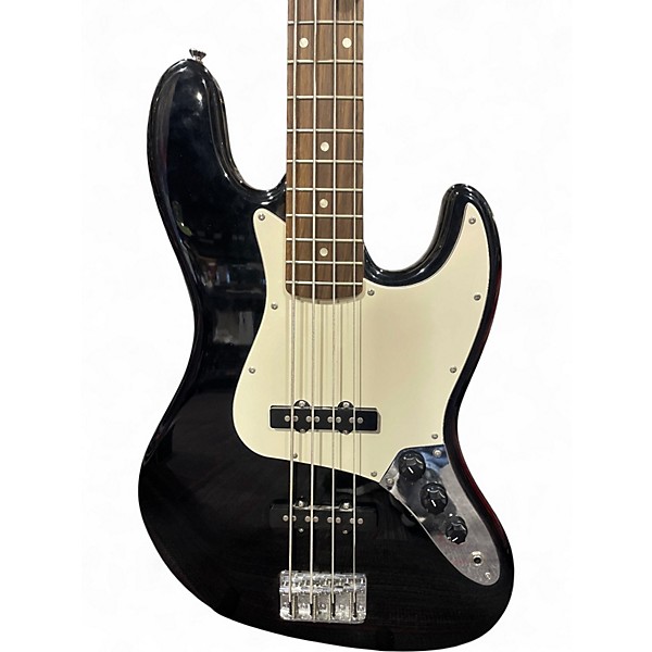 Used Squier Affinity Jazz Bass Black Electric Bass Guitar