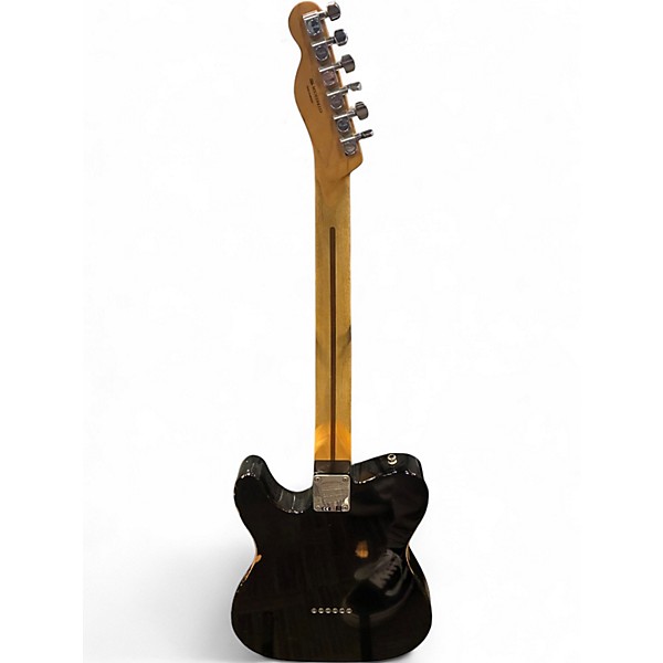 Used Fender Road Worn Player Telecaster Black Solid Body Electric Guitar