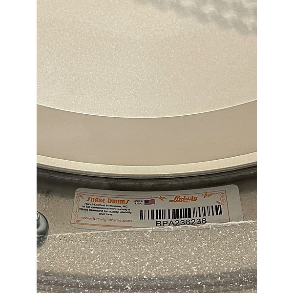 Used Ludwig 5X14 Acrolite Classic 10 Lug Snare Aluminum Drum