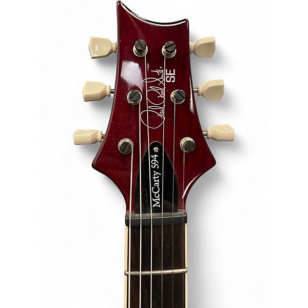Used PRS SE Singlecut McCarty 594 Black Cherry Solid Body Electric Guitar