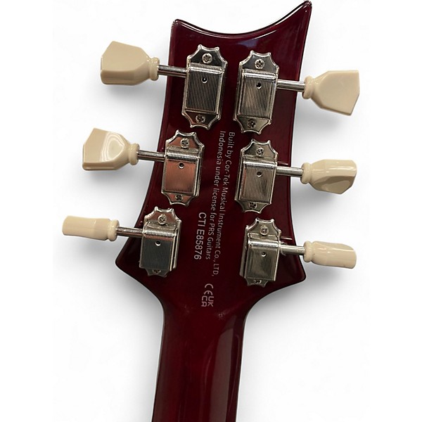 Used PRS SE Singlecut McCarty 594 Black Cherry Solid Body Electric Guitar