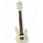 Used Schecter Guitar Research Demon 7 String White Solid Body Electric Guitar thumbnail