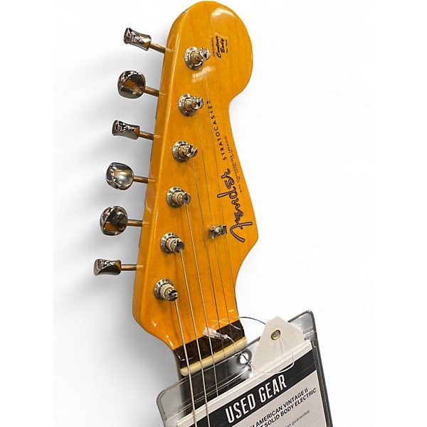 Used Fender 1961 American Vintage II Tobacco Sunburst Solid Body Electric Guitar