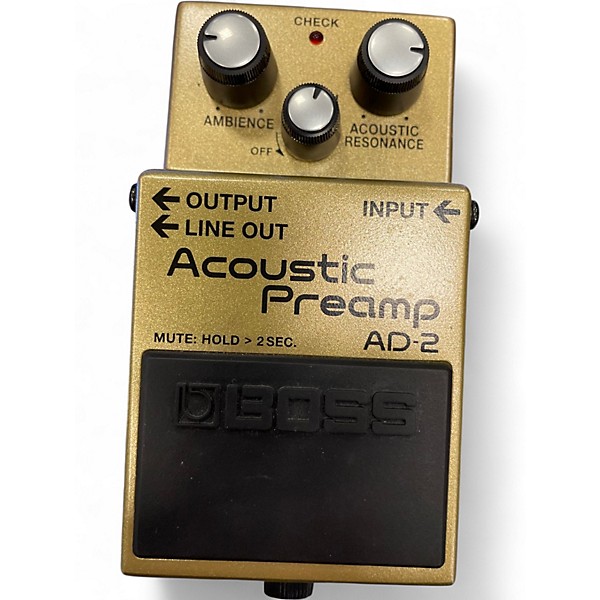 Used BOSS AD2 Acoustic Preamp Guitar Preamp