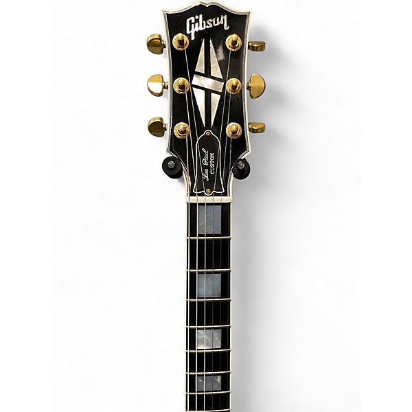 Used 2019 Gibson Les Paul Custom Black Solid Body Electric Guitar