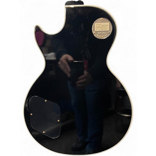 Used 2019 Gibson Les Paul Custom Black Solid Body Electric Guitar