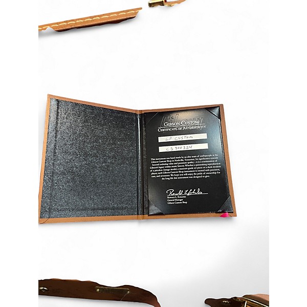 Used 2019 Gibson Les Paul Custom Black Solid Body Electric Guitar