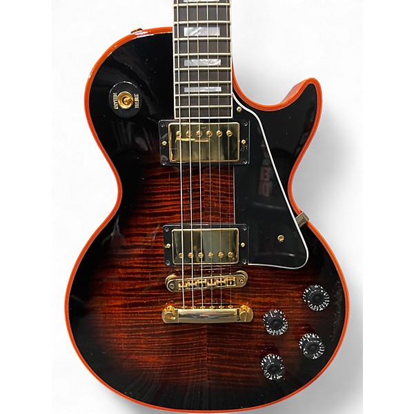 Used Gibson les paul custom widow orange burst Solid Body Electric Guitar