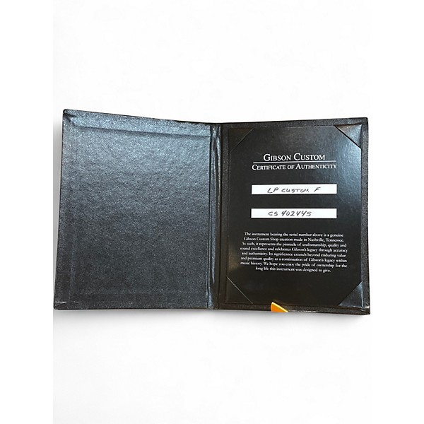 Used Gibson les paul custom widow orange burst Solid Body Electric Guitar