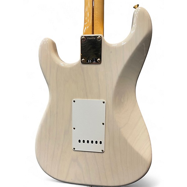 Used 2019 Fender vintage custom 57 stratocaster Trans White Solid Body Electric Guitar