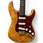Used Fender artisan maple burly stratocaster natural Solid Body Electric Guitar