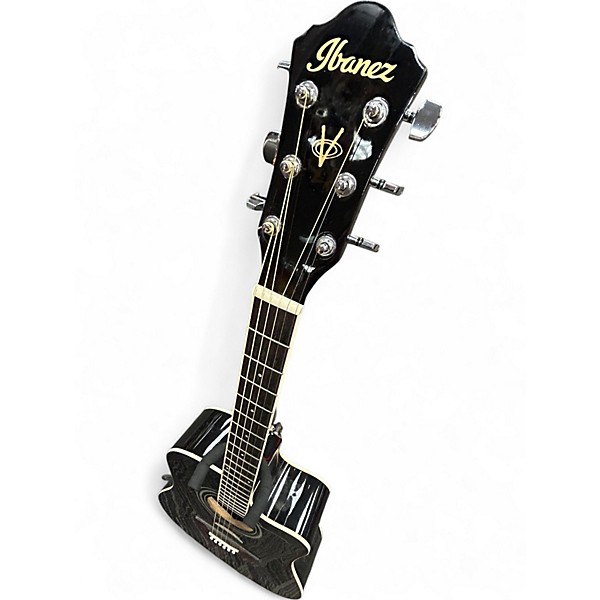 Used Ibanez V70CE Black Acoustic Electric Guitar