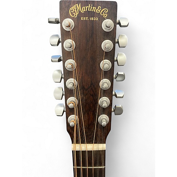 Used Martin DC-X2E Brazilian Natural 12 String Acoustic Electric Guitar