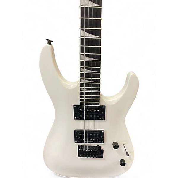 Used Jackson JS22 Dinky White Solid Body Electric Guitar