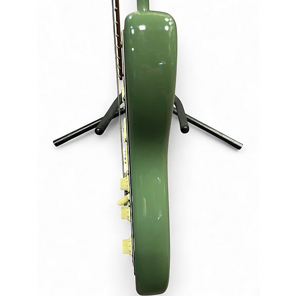 Used 2019 Fender American Professional Stratocaster SSS Green Solid Body Electric Guitar