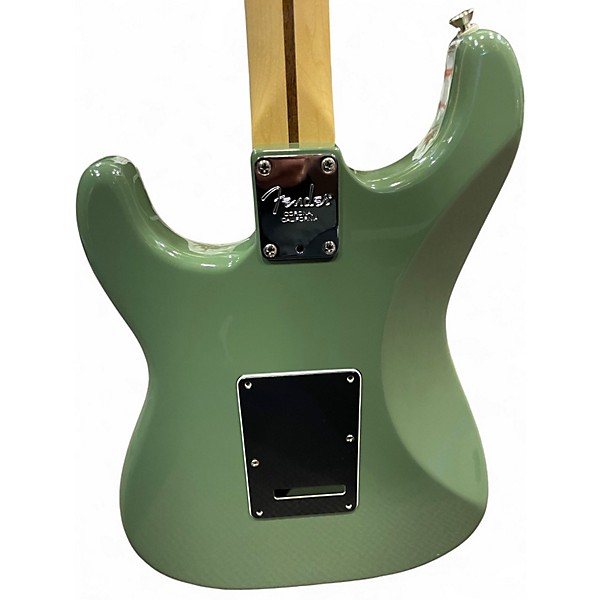 Used 2019 Fender American Professional Stratocaster SSS Green Solid Body Electric Guitar
