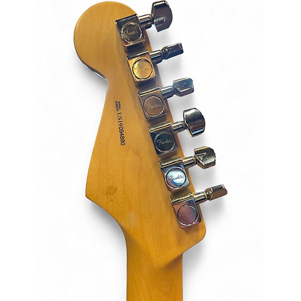 Used 2019 Fender American Professional Stratocaster SSS Green Solid Body Electric Guitar