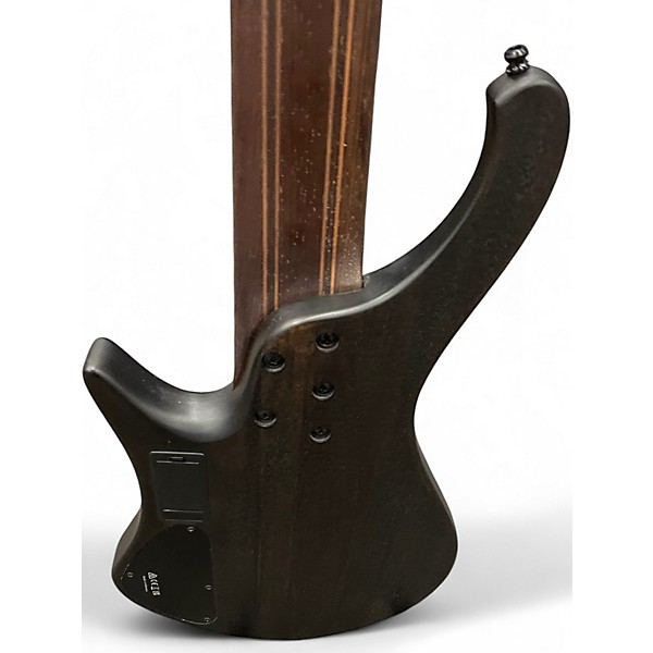 Used Ibanez EHB1506MS Black Ice Flat Electric Bass Guitar