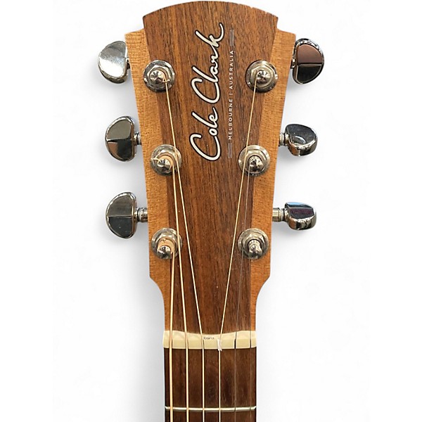Used Cole Clark AN2E-BB Natural Acoustic Electric Guitar