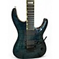 Used ESP LTD MH400 Blue/Green Solid Body Electric Guitar