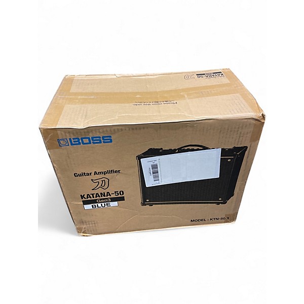 Used BOSS Katana KTN50 MKII 50W 1X12 BLUE Guitar Combo Amp