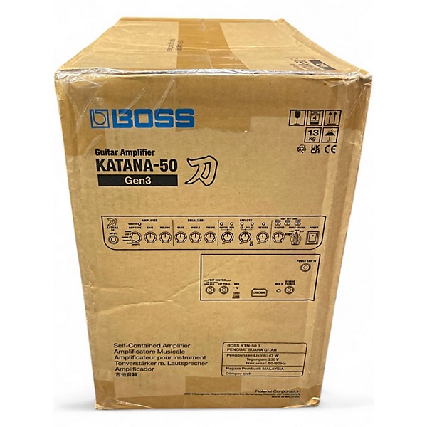 Used BOSS Katana KTN50 MKII 50W 1X12 BLUE Guitar Combo Amp